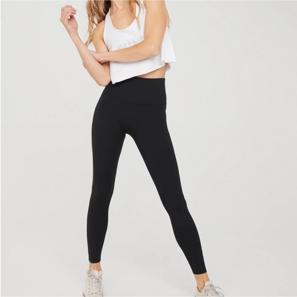 Offline Black High Rise Goals 7/8 Leggings